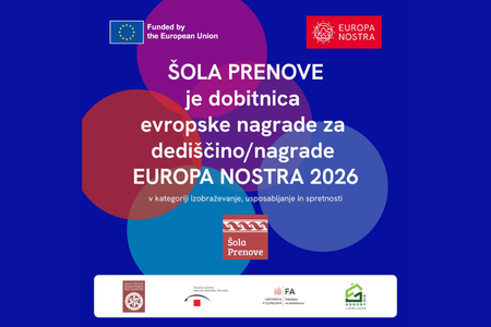 Šola prenove dobitnica nagrade