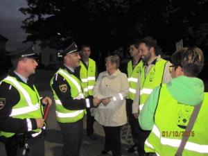 Ustanovna seja SPVCP Občine Škofja Loka in terenska preventivna akcija za večjo varnost pešcev (1.10.2015)