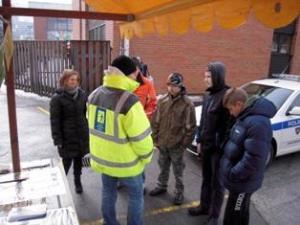 Prometno preventivna akcija "Pešec" - osveščanje pešcev glede pravilnega in odgovornega ravnanja v cestnem prometu - 12.2.2014
